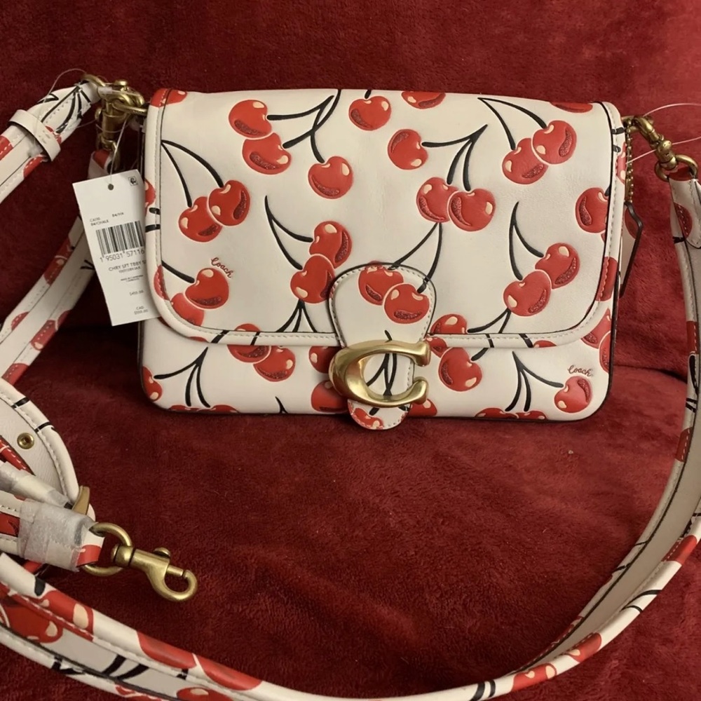 Coach Soft Tabby Cherry Purse
